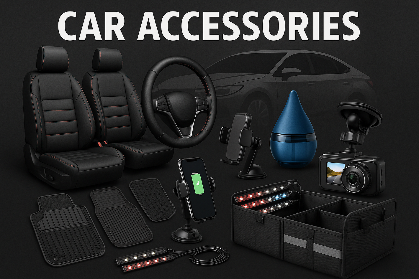 give me a car accesaccessories poster for car accessories collection
